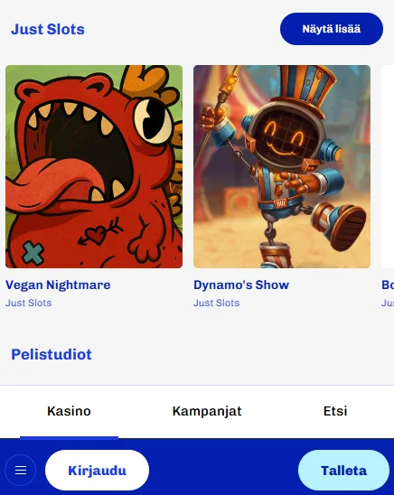 Paras casino slotti — peliaula ja suosituimmat pelit