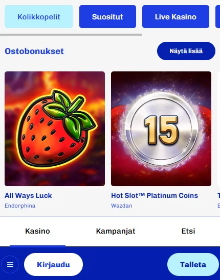 Slotti Casino kokemuksia 2026